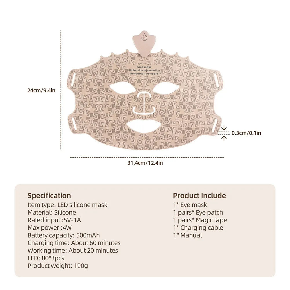 7-Color Photon Face LED Mask