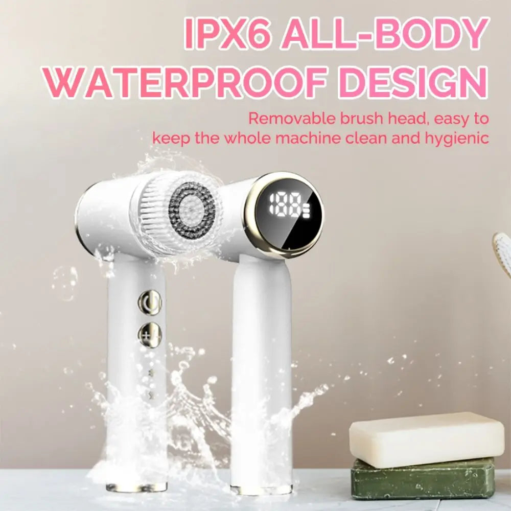 6-in-1 Electric Face Cleansing Brush