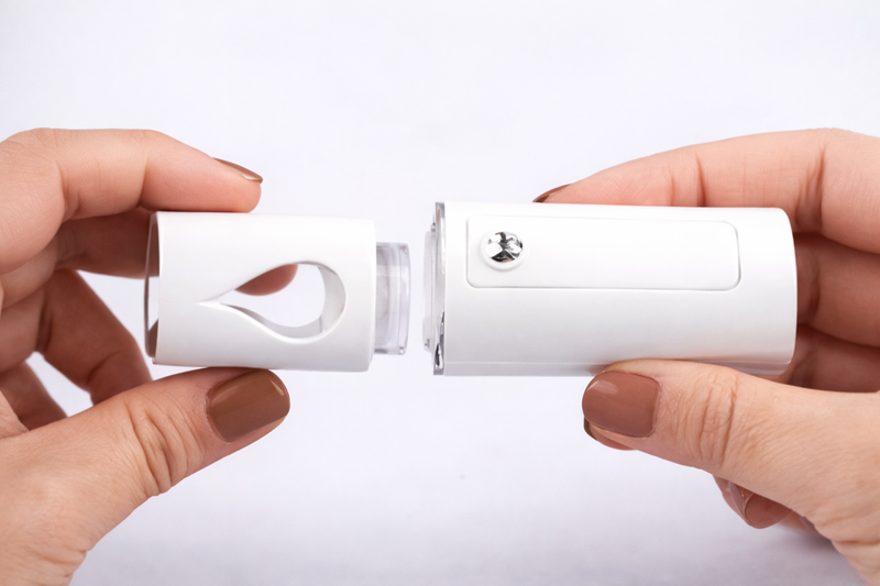 Slide to open device