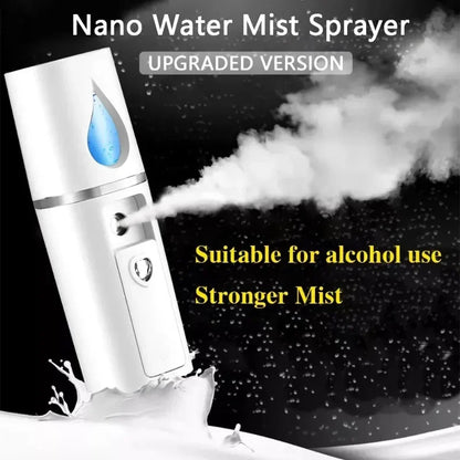 Mini Portable Humidifier Nano Mister Facial Steamer