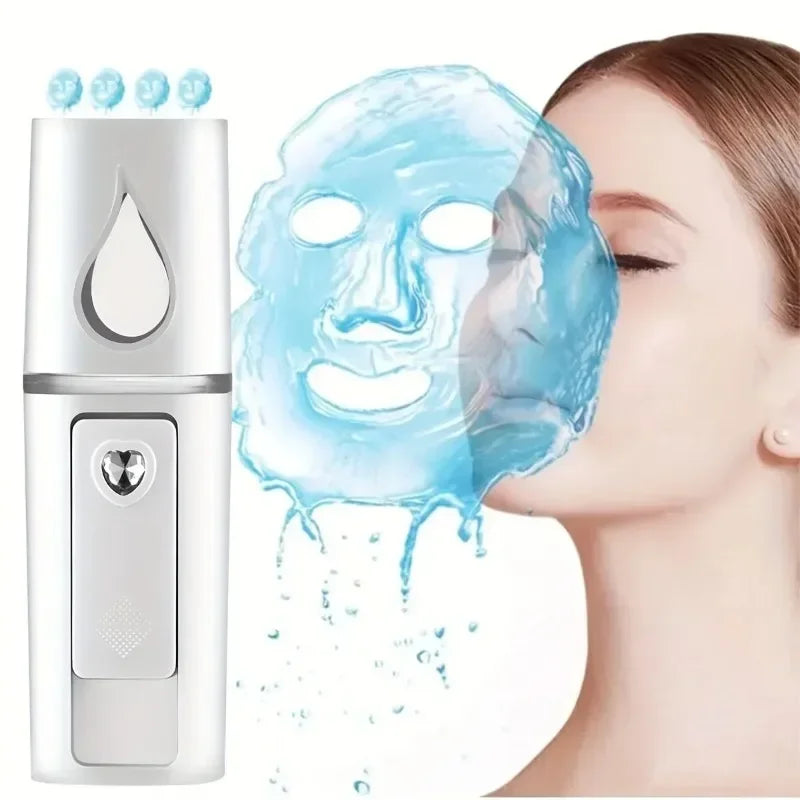 Mini Portable Humidifier Nano Mister Facial Steamer